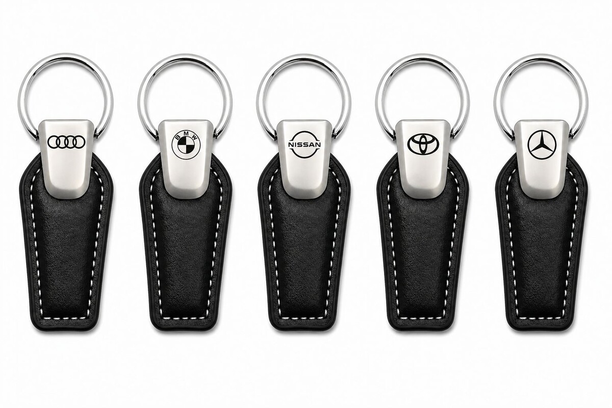 OEM keychain collection, Audi, BMW, Nissan, Toyota, Mercedes