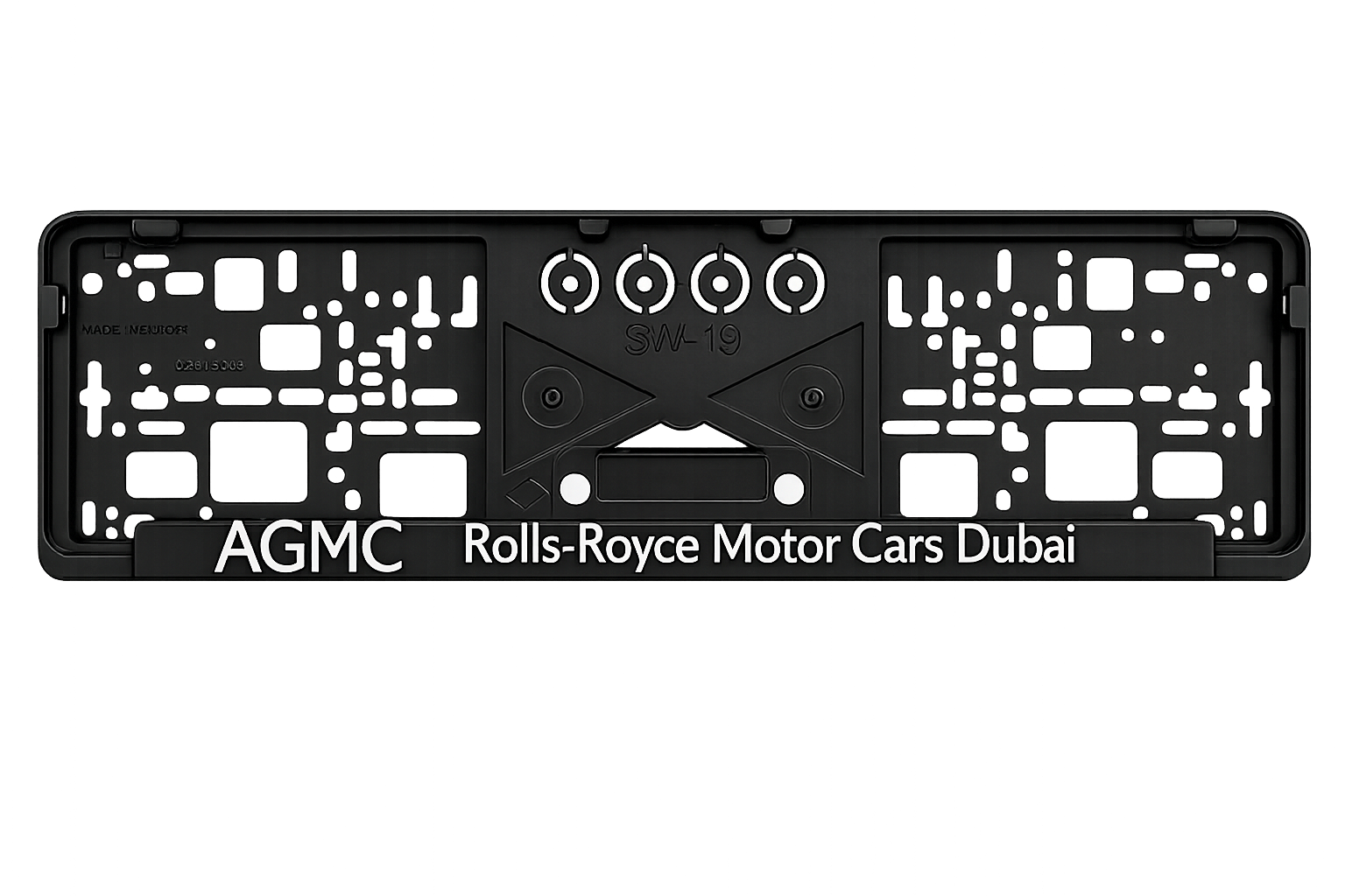 AGMC Rolls-Royce Motor Cars Dubai plate holder