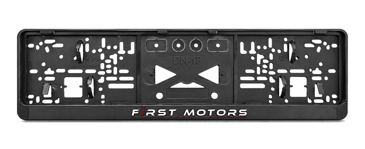 F1rst Motors plate holder